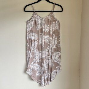 JwLovesMe Romper Jumpsuit Aloha Print Brown White Girls Size 13 One-Piece